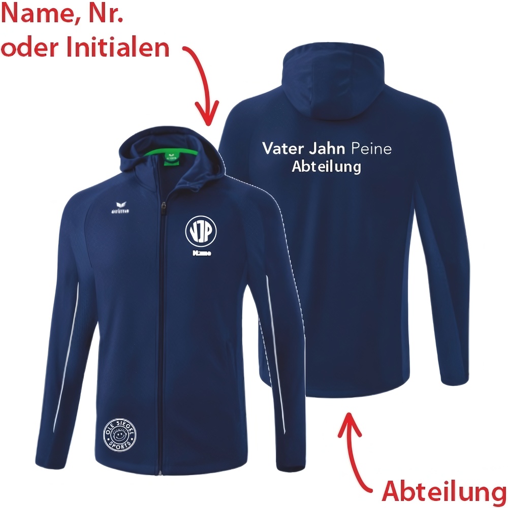 MTVVaterJahnPeineErimaLigaStarTrainingsjackemitKapuzeUnisex1032329
