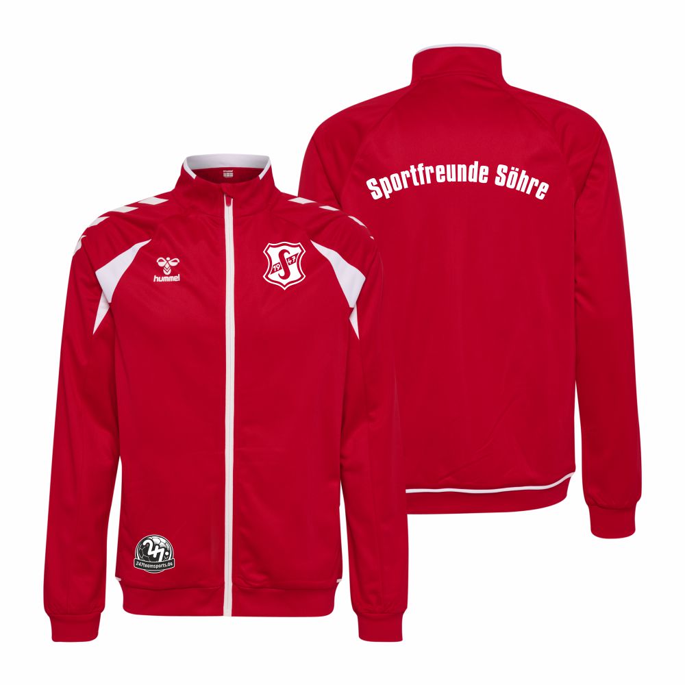 SportfreundeShreHummelhmlCore20PolyTrackZipJacketUnisex230859TrueRed-XXL