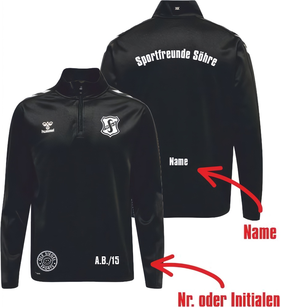 SportfreundeShreKinderHummelhmlCore20PolyHalfZipSweatKids230833