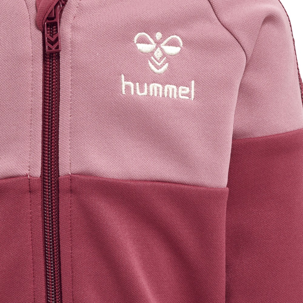 HummelKinderZipJackeHmlolekZipJacketEarthRed-104
