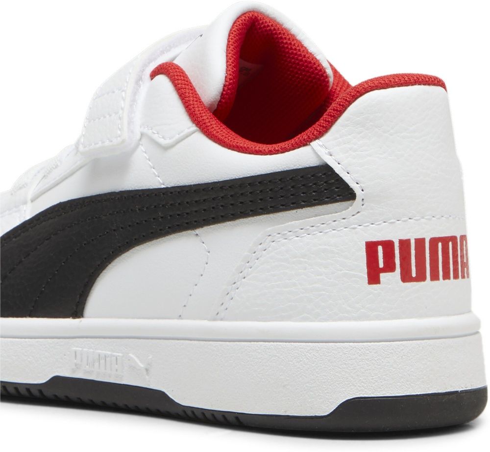PumaKinderSchuheLowReb-LACPS398995PumaWhite-PumaBlack-ForAllTimeRed-345