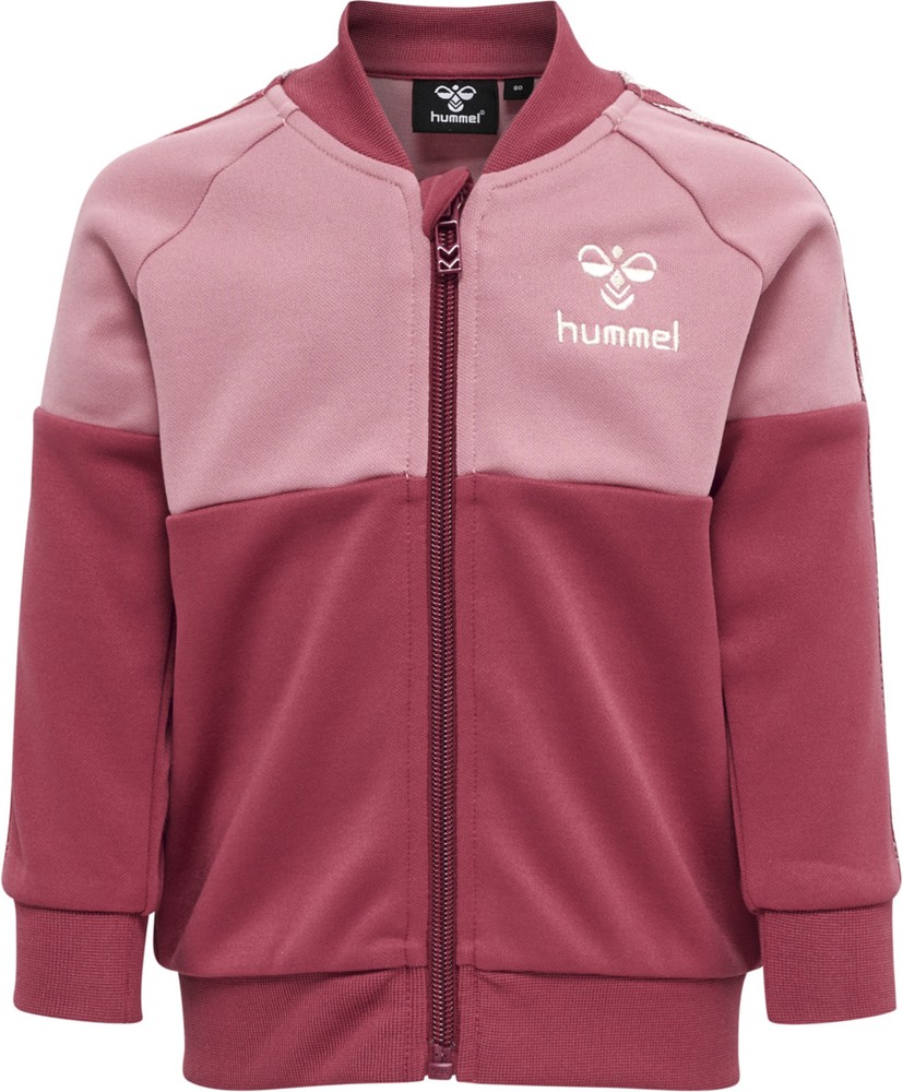HummelKinderZipJackeHmlolekZipJacketEarthRed-104