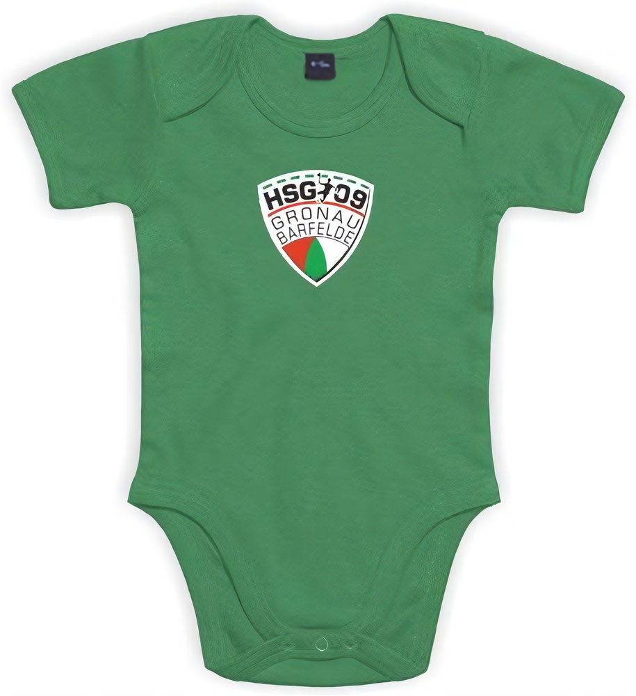 HSG09GronauBarfeldeKinderBasicBaby-BodyBZ10KellyGreen-6-12Monate
