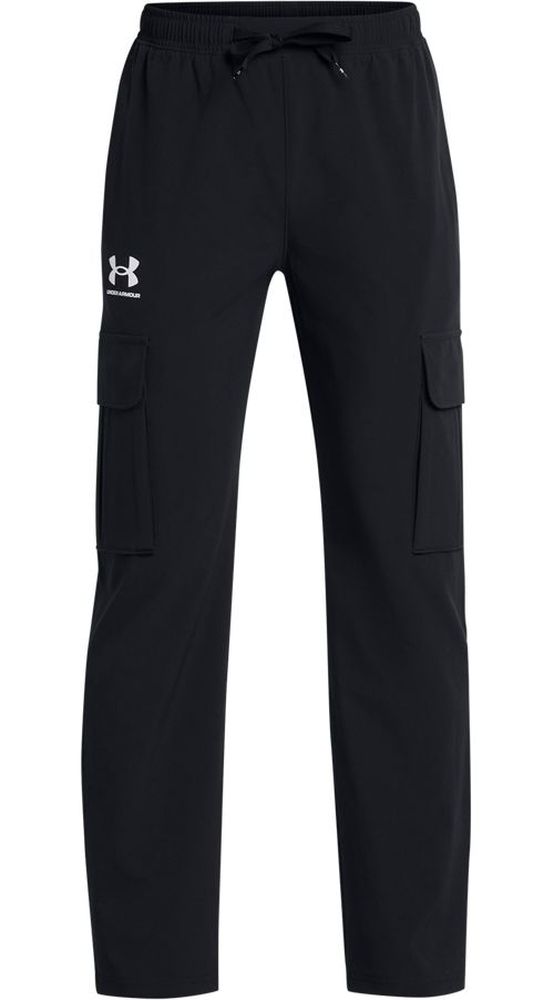UnderArmourKinderJogginghoseUaBIconWovenPantBlack001-LUSYLG