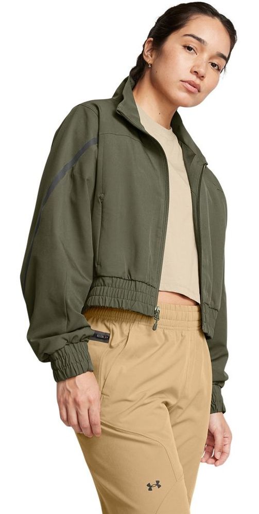 UnderArmourDamenUnstoppableCropJacketMarineODGreen390-3XL