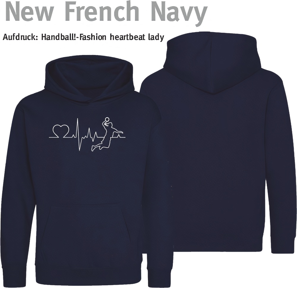 HandballFashionKinderHoodieHeartbeatLadyJH001JNewFrenchNavy-1-2Jahre