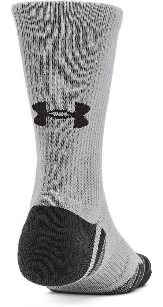 UnderArmourSockenUAPerformanceTech3PkCrewGray-MUSMD