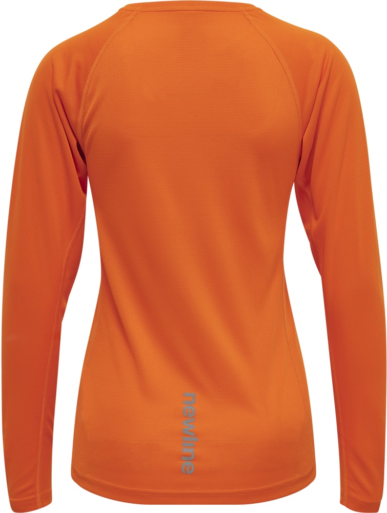 NewlineDamenT-ShirtWomenSCoreRunningT-ShirtLSOrangeTiger-L