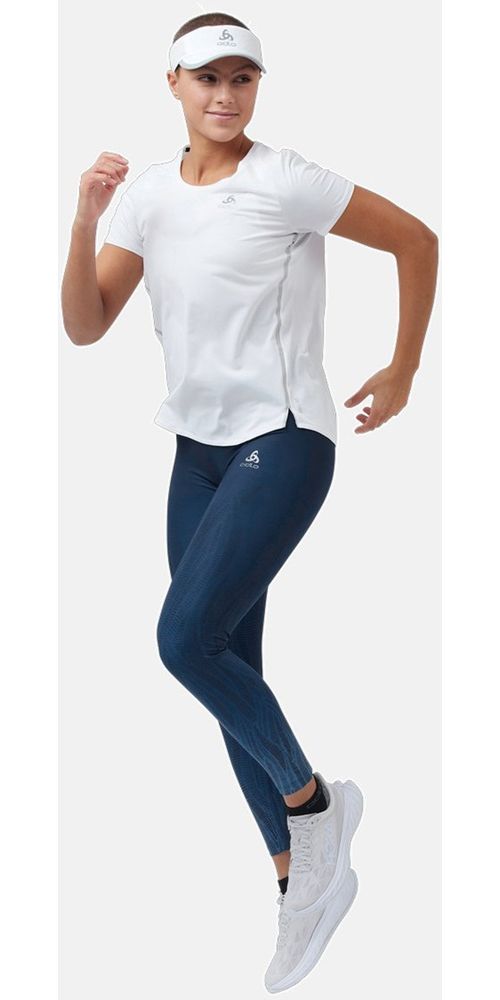 OdloDamenT-ShirtSSCrewNeckZeroweightChill-Tec313871White-L