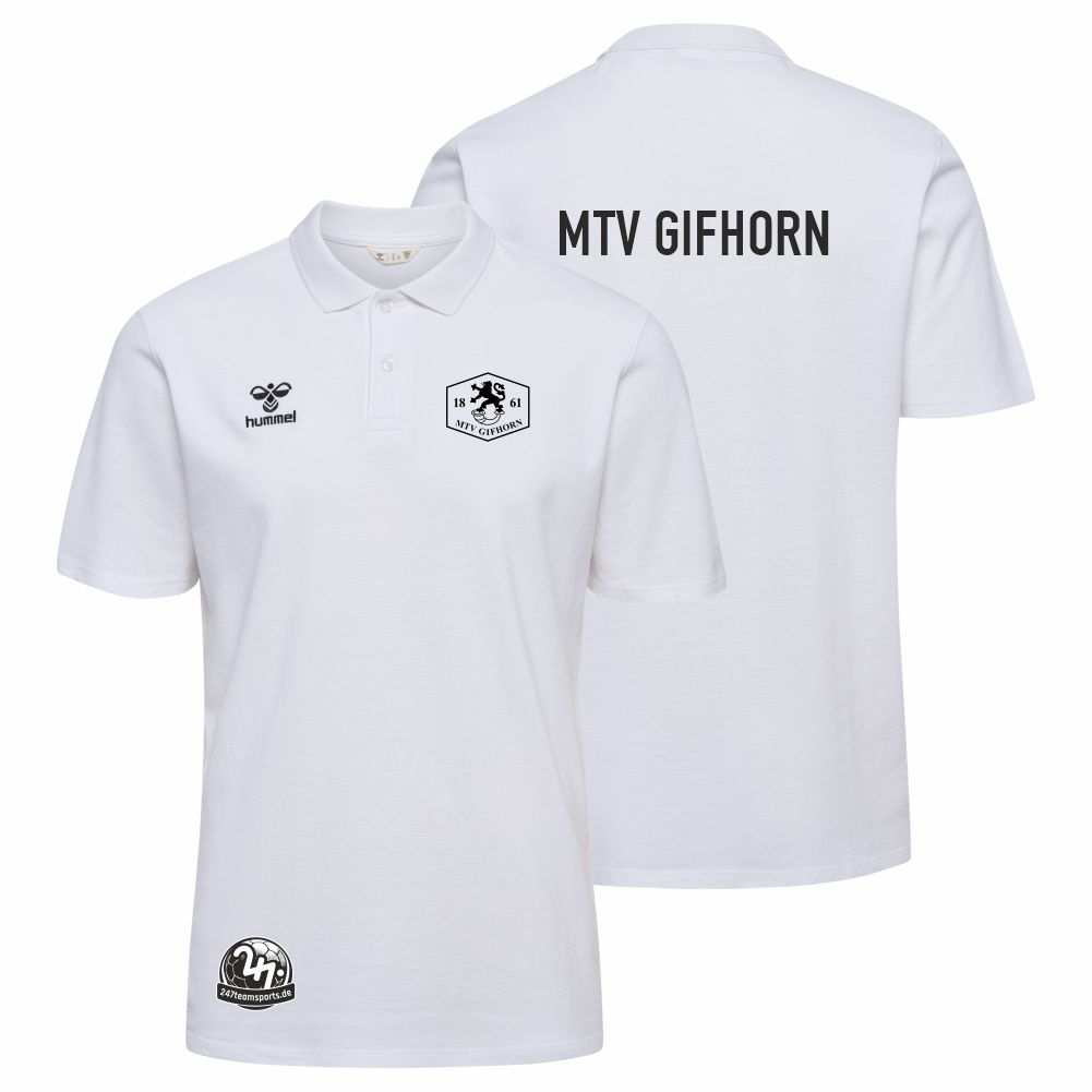 MTVGifhornHummelhmlGO20CottonPoloUnisex224831White-S