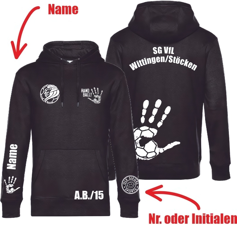 SGVfLWittingenStckenUnisexHandballHoodie24442Schwarz-XXL