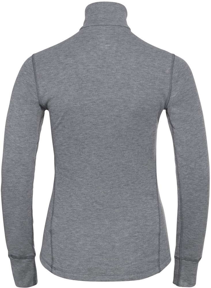 OdloDamenBlTopTurtleNeckLong-SleeveHalfZipActiveW159081OdloSteelGreyMelange-L