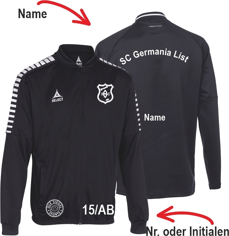 SCGermaniaListSelectArgentinaPolyesterZip-JackeUnisex620027