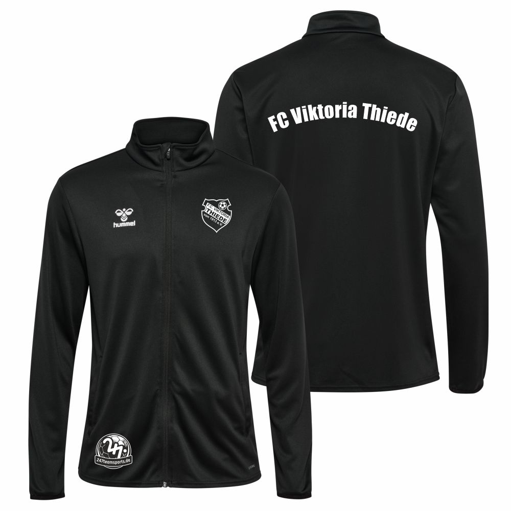 FCViktoriaThiedeHummelhmlESSENTIALPolyTrackJacketBlack-S