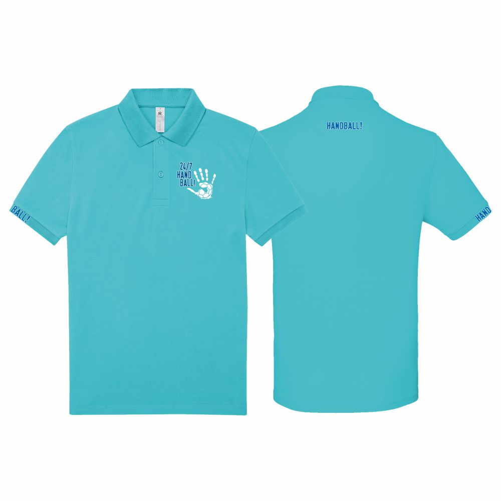 HandballCollectionPoloshirtPU424MetaTurquoise-M