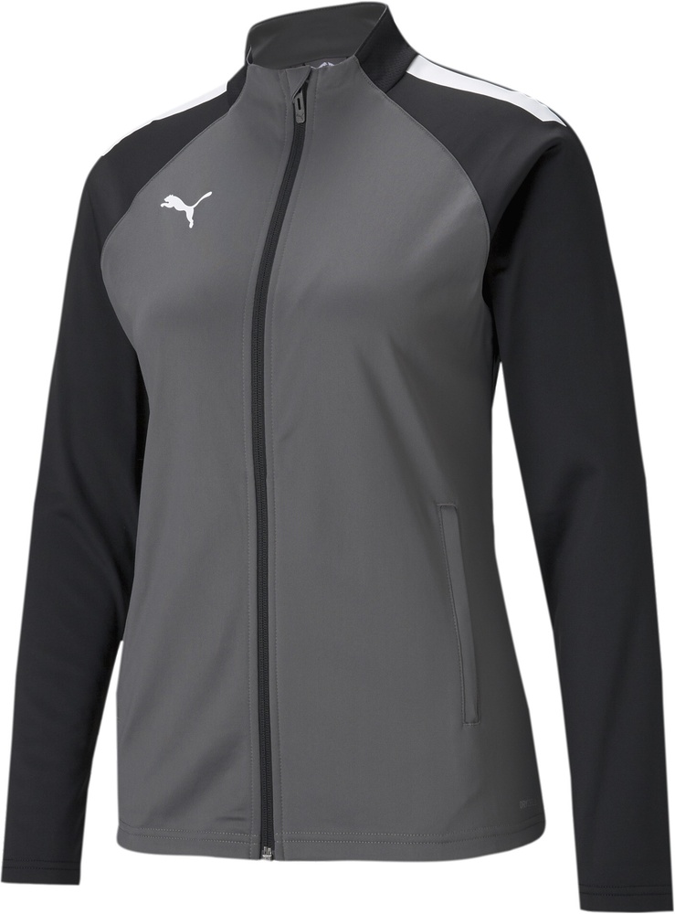 PumaDamenTrainingsjackeTeamLIGATrainingJacketW657252SmokedPearl-PumaWhite-S