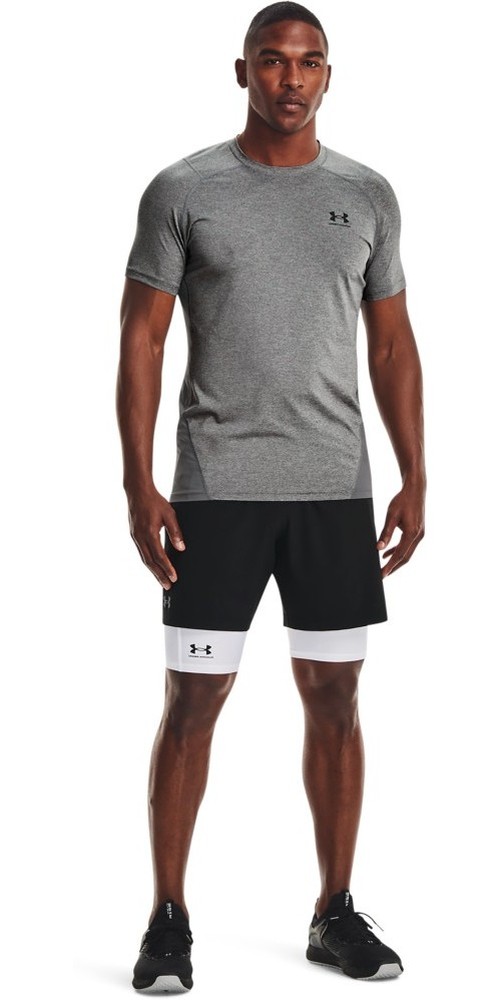 UnderArmourHeatGearArmourLongShortsmitTascheWhite-XS