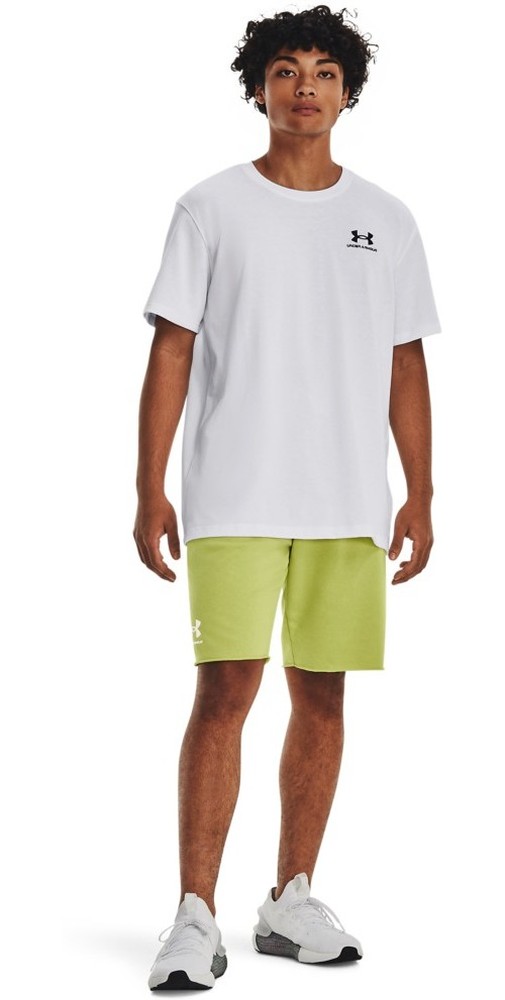 UnderArmourT-ShirtUAHeavyweightKurzarm-OberteilmitaufgesticktemLogoWhite-XS