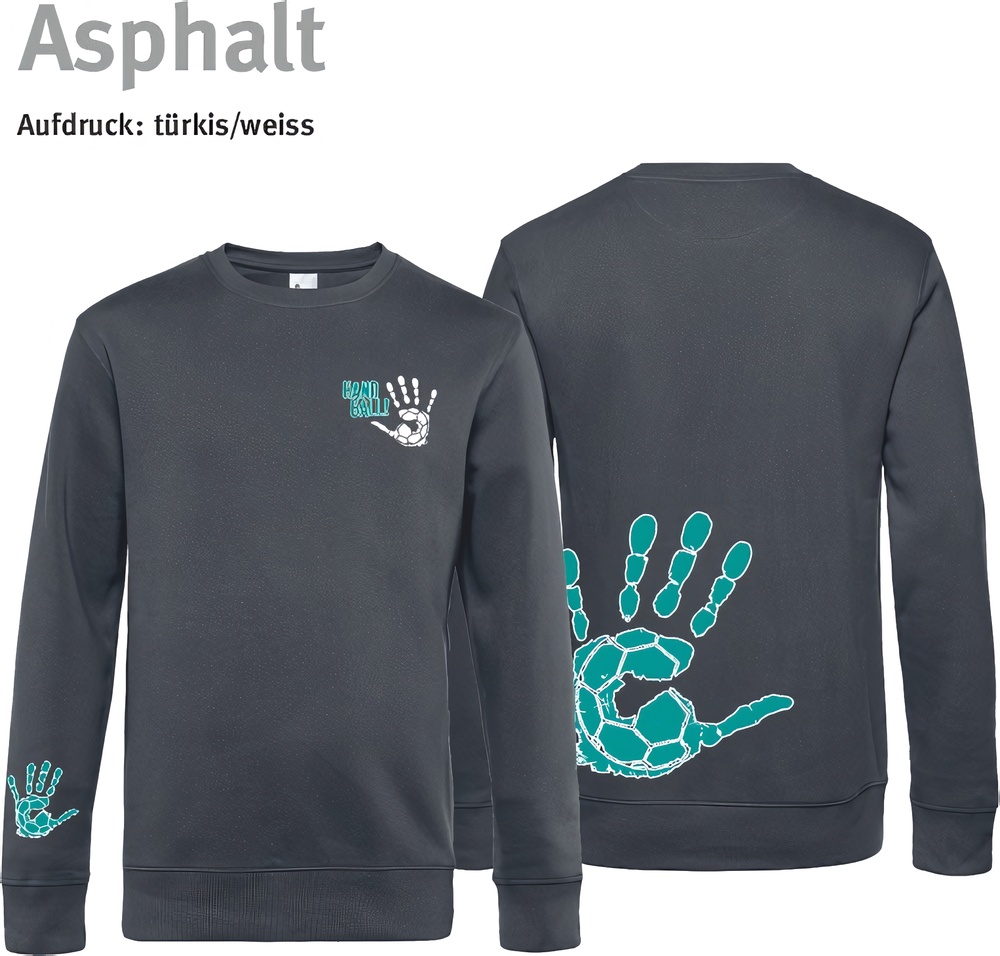 HandballCollectionSweaterWU01KAsphalt-XS