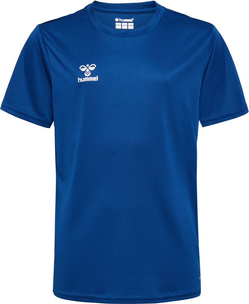 HummelKinderT-ShirtTopHmlessentialJerseySSKidsTrueBlue-104
