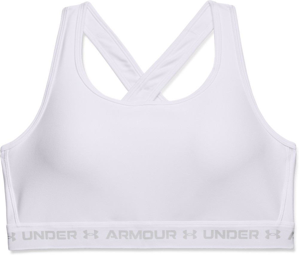 UnderArmourDamenSport-BHArmourMidCrossbackWhite-1X