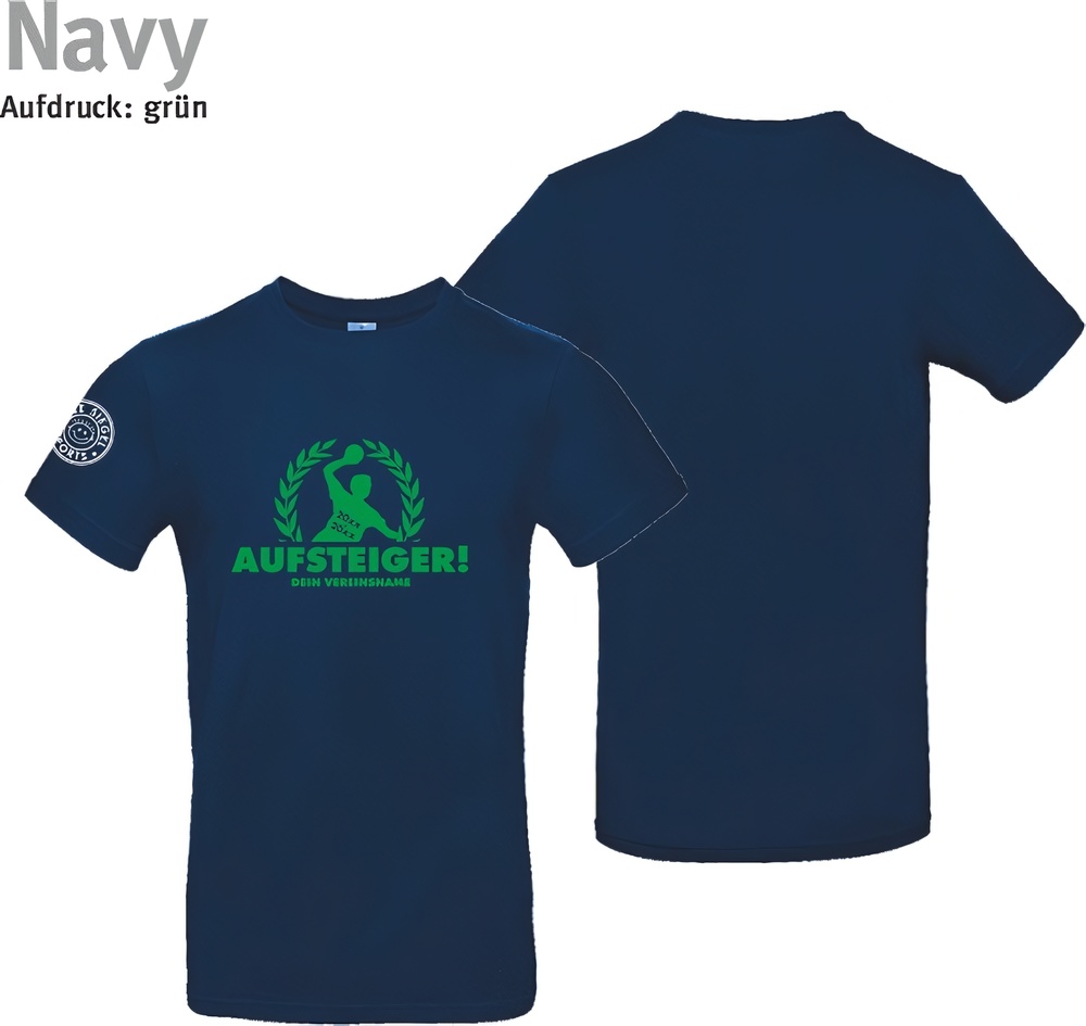 247CollectionT-ShirtAufstiegshirtKranzHandballMenTU03TNavy-XS