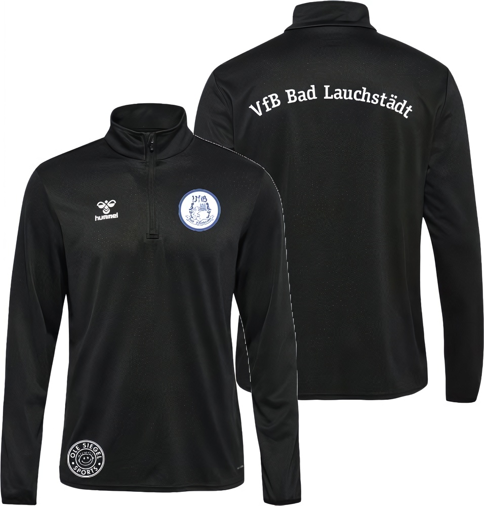 VfBBadLauchstdtHummelhmlESSENTIALPolyHalfZipSweatUnisex224545Black-XXL