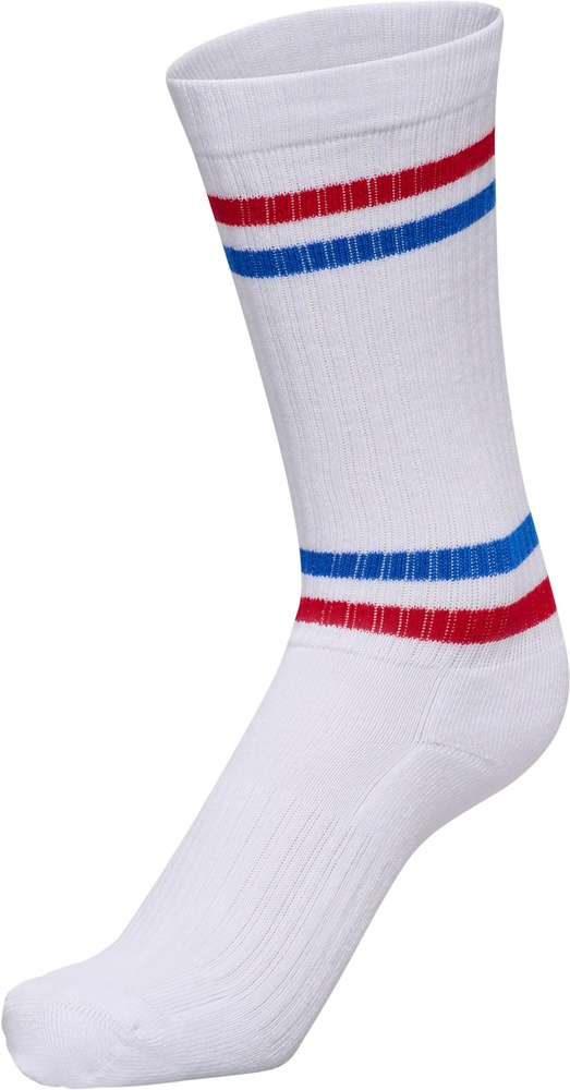 HummelSocken3-PackSocksChevronHighRetro225373WhiteBarbadoscherryEdenSkyd-35-38