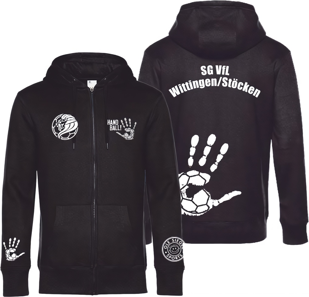 SGVfLWittingenStckenUnisexHandballHoodiejacke24642Schwarz-XXL
