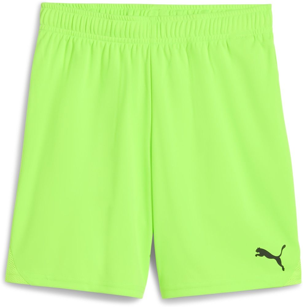 PumaKinderSportShortsTeamGoalShortsJr705753GreenGlare-PumaBlack-164