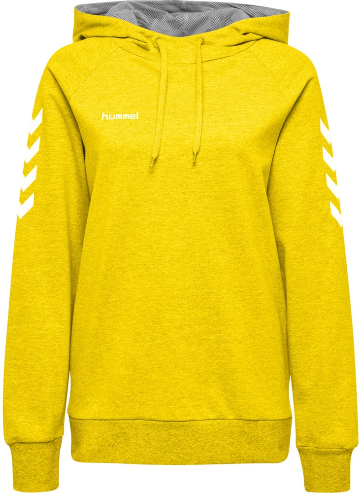 HummelDamenHoodieHmlgoCottonHoodieWomanSportsYellow-XXL