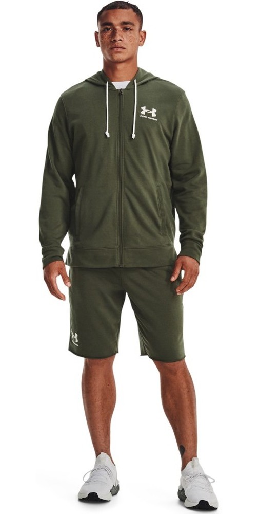 UnderArmourSweatjackeUARivalTerrymitdurchgehendemZipMarineODGreen-XS