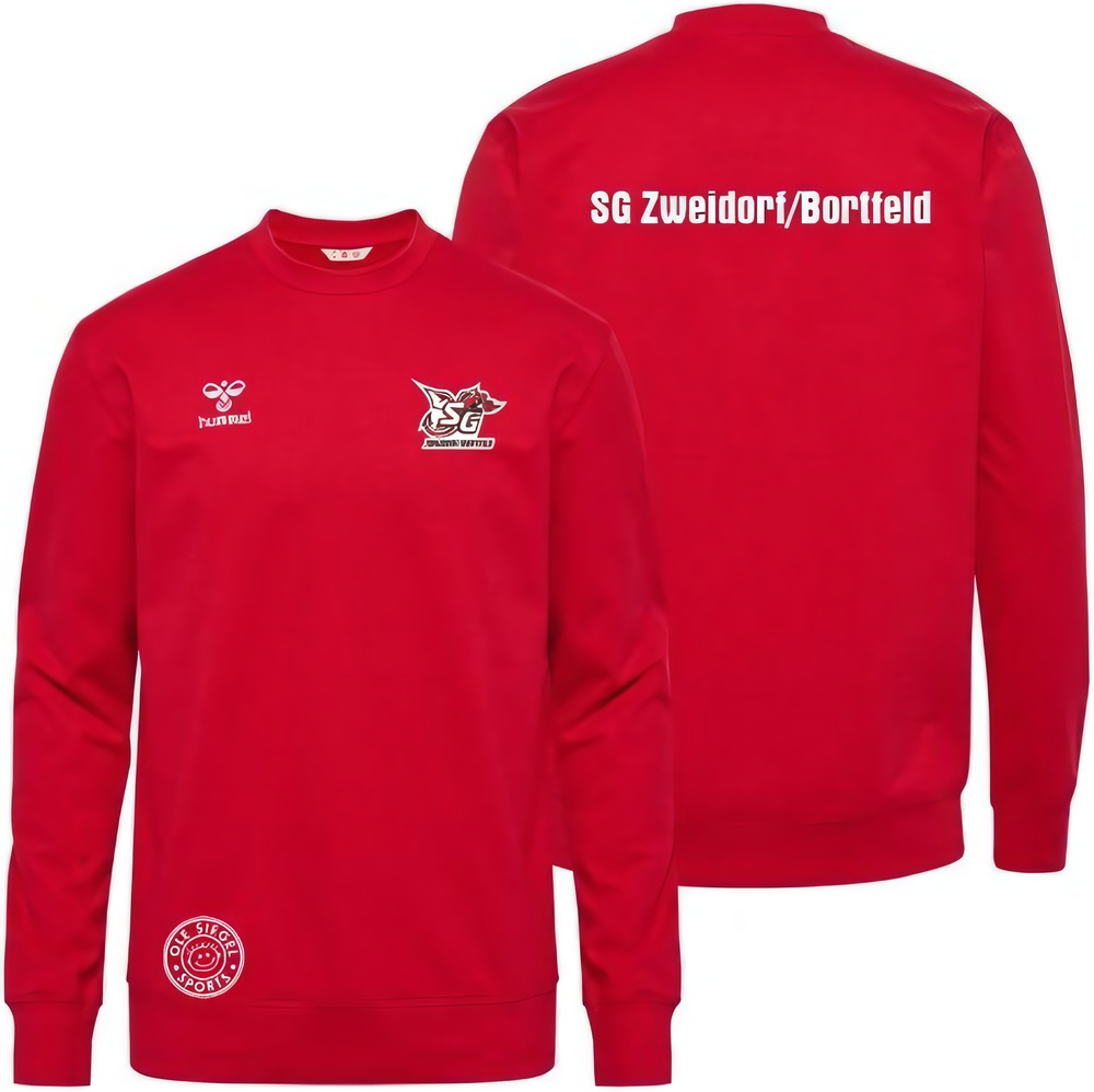 SGZweidorfBortfeldHummelhmlGO20CottonSweatshirtUnisex224835TrueRed-XXL