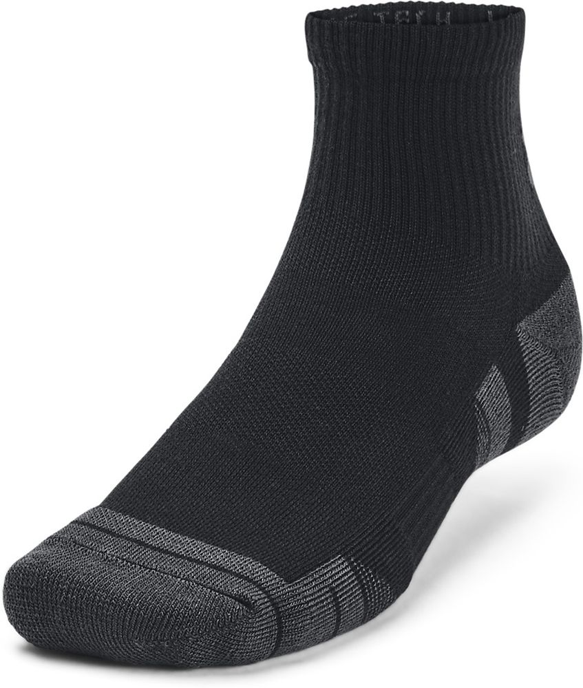 UnderArmourSockenUAPerformanceTech3PkQtrBlack-MUSMD