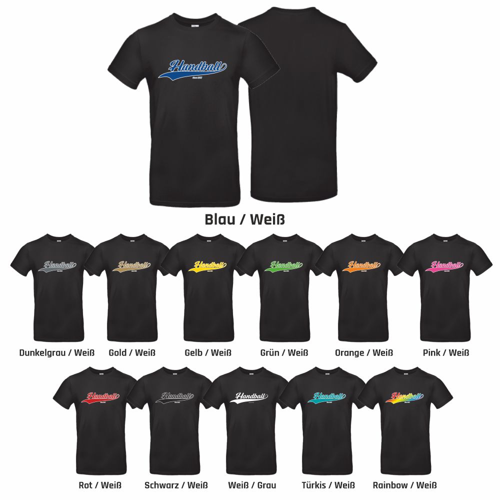 HandballFashionT-ShirtSince1917TU03TBlack-M