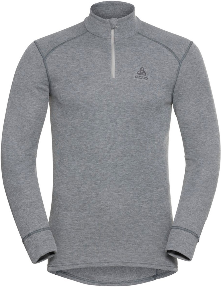 OdloBlTopTurtleNeckLong-SleeveHalfZipActiveW159082OdloSteelGreyMelange-3XL