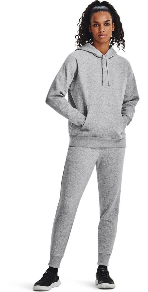 UnderArmourDamenUARivalFleeceHoodiePitchGray-XS