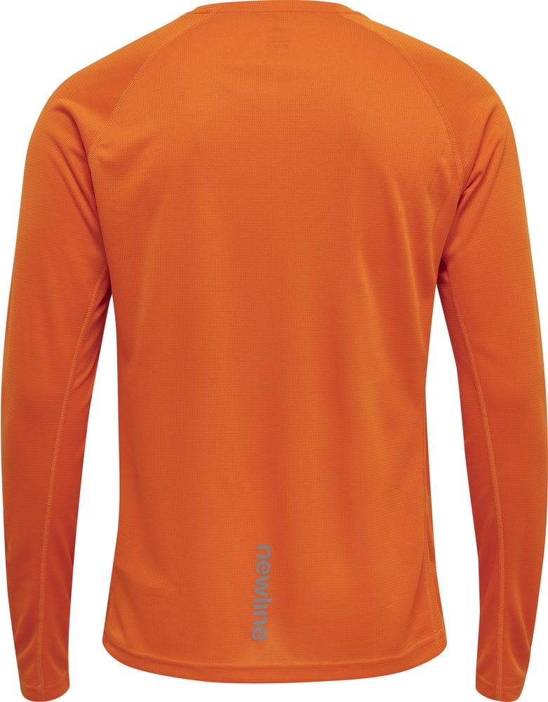 NewlineT-ShirtTopMenSCoreRunningT-ShirtLSOrangeTiger-XXL