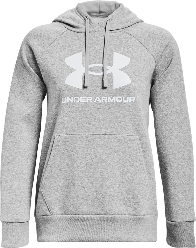 UnderArmourDamenUARivalFleeceBigLogoHoodieyGray-XS