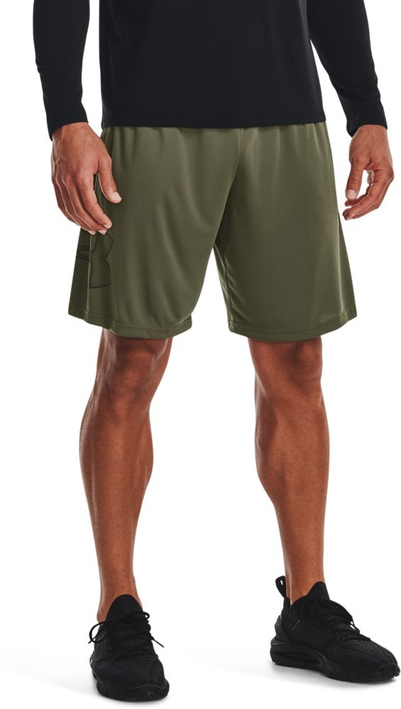 UnderArmourUATechGraphicShortsMarineODGreen-XS