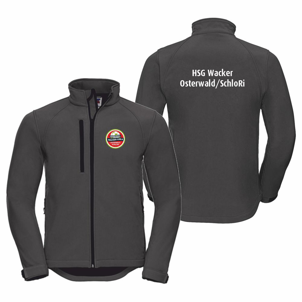 HSGWackerOsterwaldSchloRiBasicSoftshelljackeUnisex43800Titanium-3XL