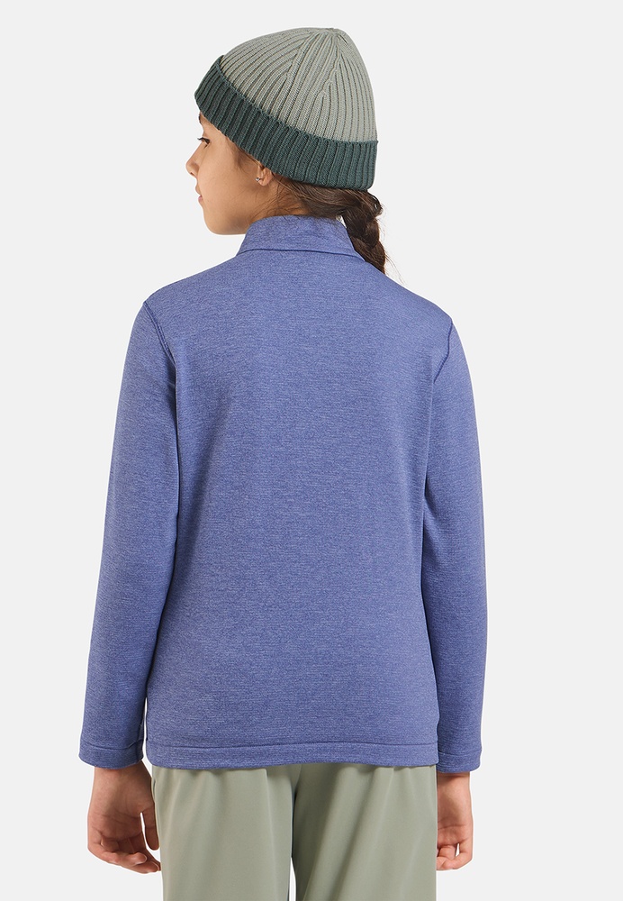OdloKinderLongsleeveMidlayer12ZipGridFleece