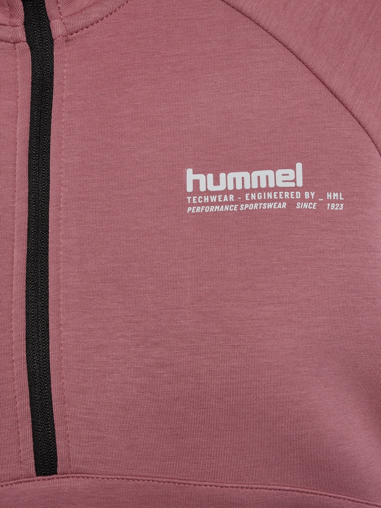 HummelDamenTrainingsjackeTechFleeceBoxyHalfZip228167WistfulMauve-L