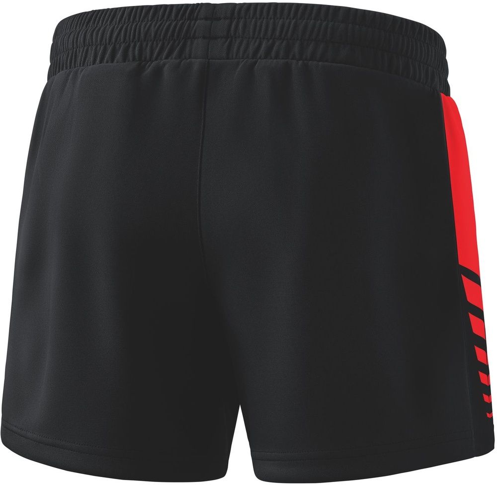 ErimaDamenSportshortsSixWingsWorkerShorts22-0015SchwarzRot-34XXS