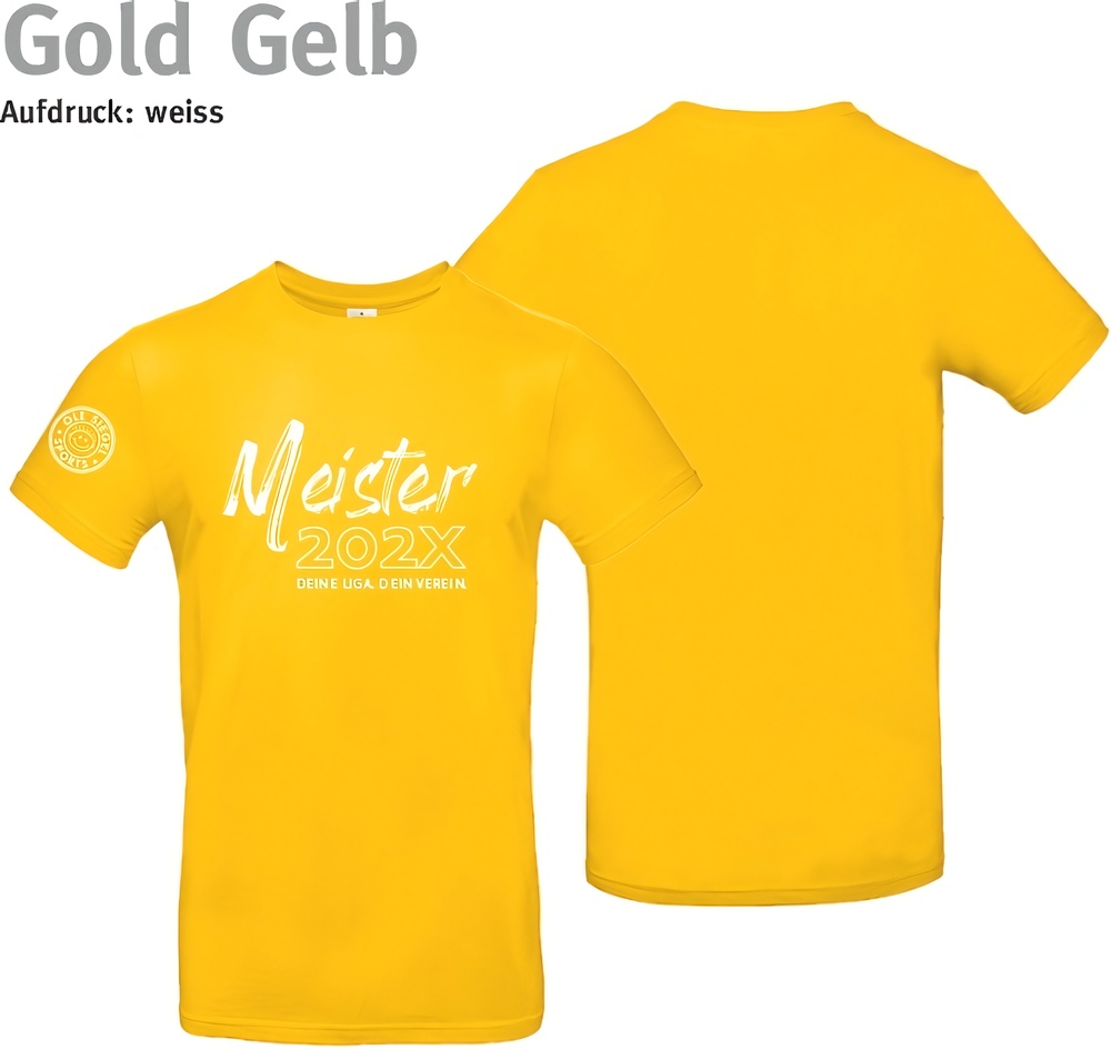 247CollectionT-ShirtMeistershirtBrushTU03TGold-XS