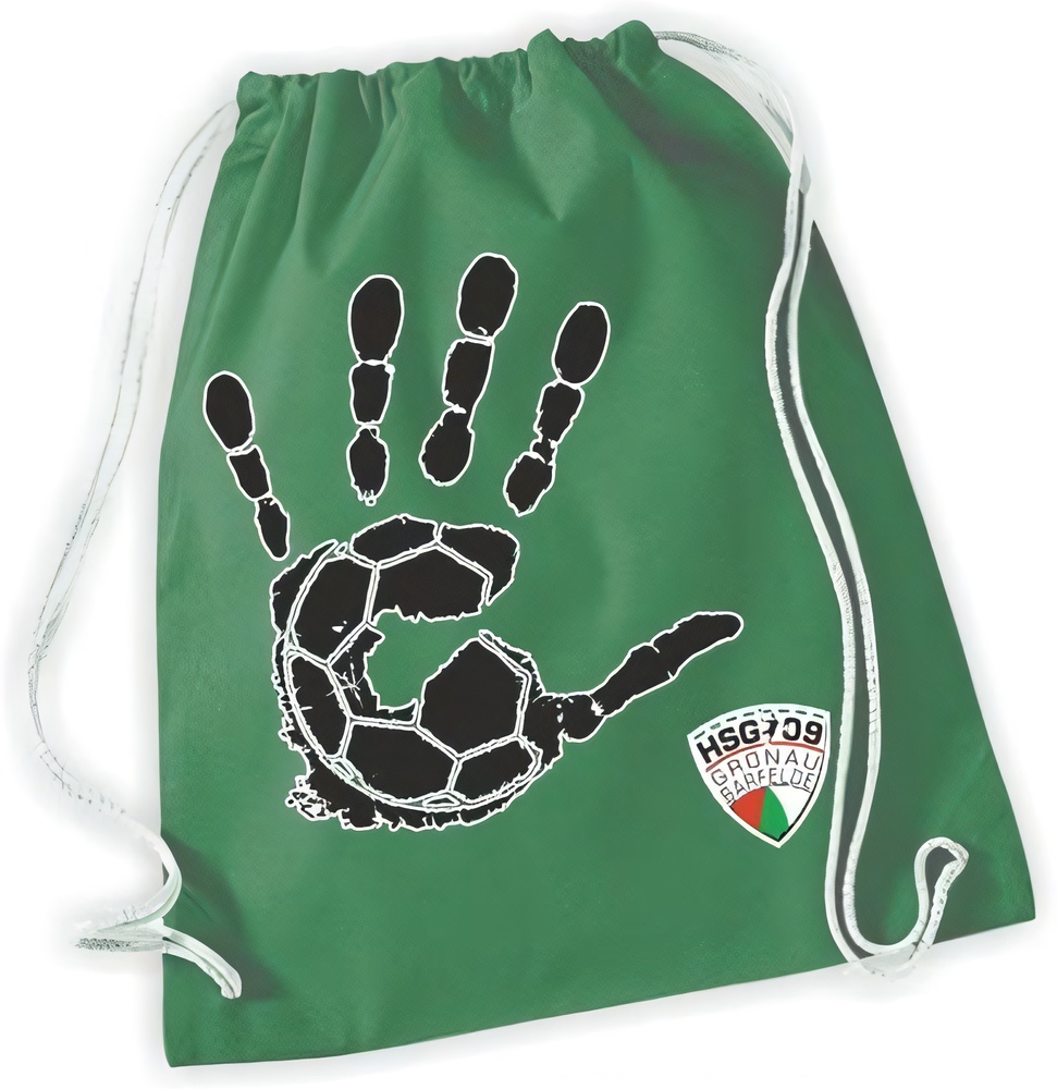 HSG09GronauBarfeldeUniversalBasicTurnbeutel69828KellyGreenSchwarz
