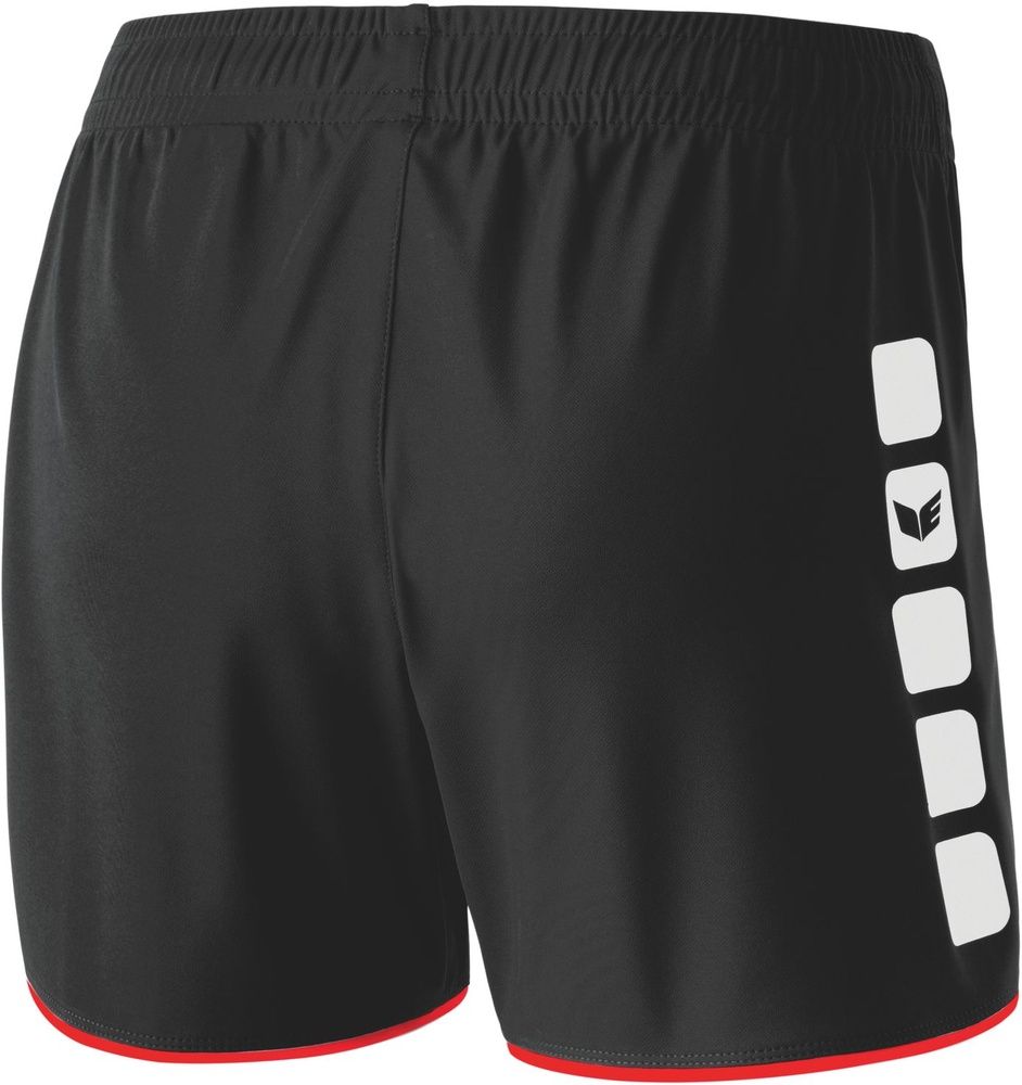 ErimaDamenClassic5-CShortsEF3121SchwarzRot-34XXS