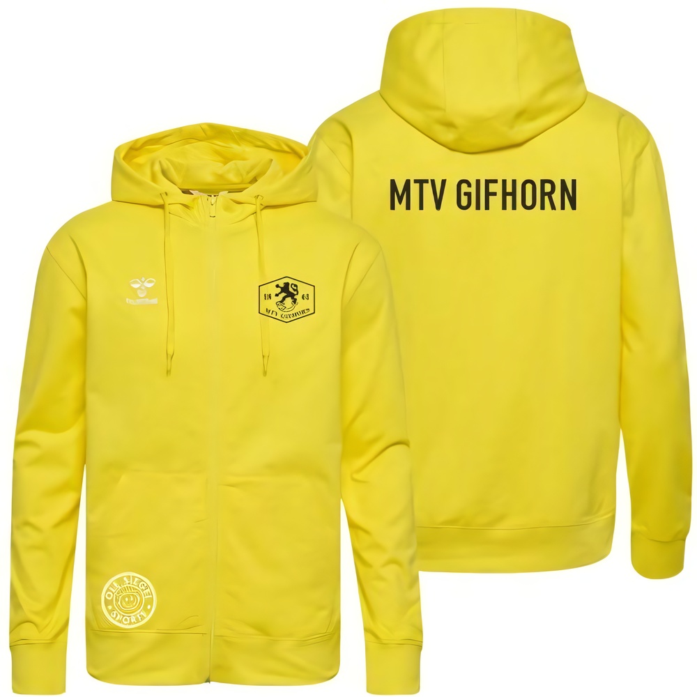 MTVGifhornDamenHummelhmlGO20CottonZipHoodieLady224839BlazingYellow-XXL