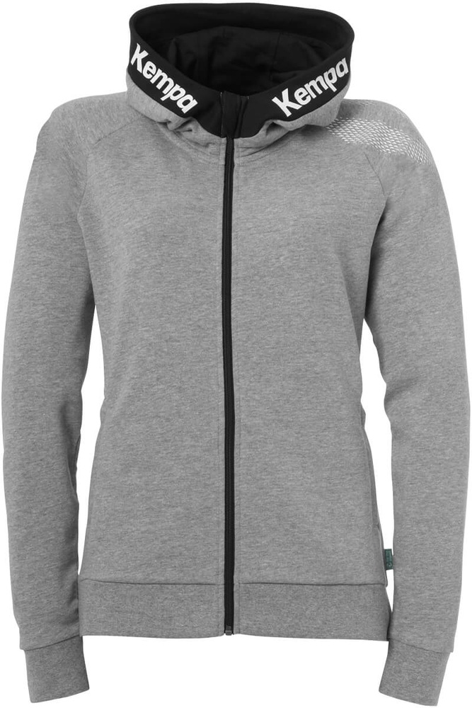 KempaDamenTrainingsjackeCore26HoodJacketWomen2003664DarkGrauMelange-XS