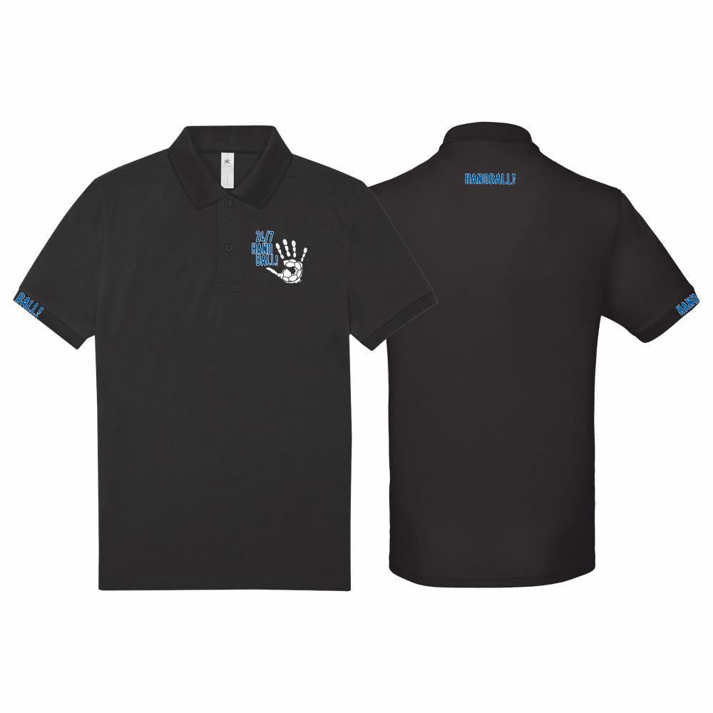 HandballCollectionPoloshirtPU424Black-XXL
